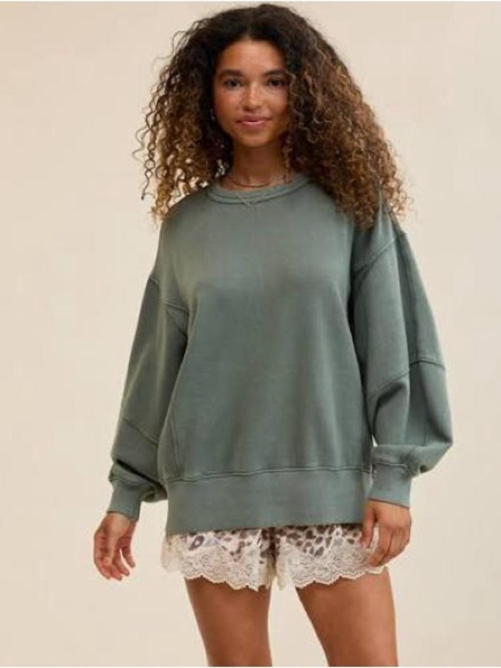 Aerie Go to sweatshirt - royal palm